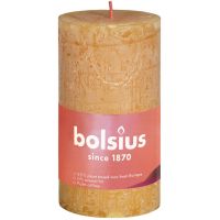 Bolsius kaars rustiek 10x5 cm honeycomb yellow