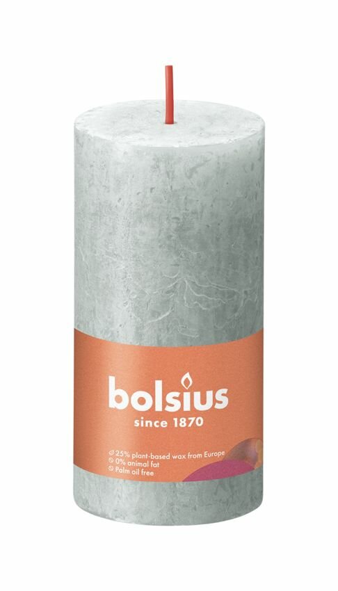 Bolsius Rustiek kaars 100-50 Jade Green