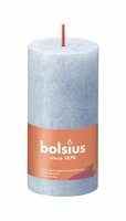 Bolsius kaars rustiek 10x5 cm sky blue