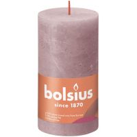 Bolsius kaars rustiek 13x7 cm ash rose