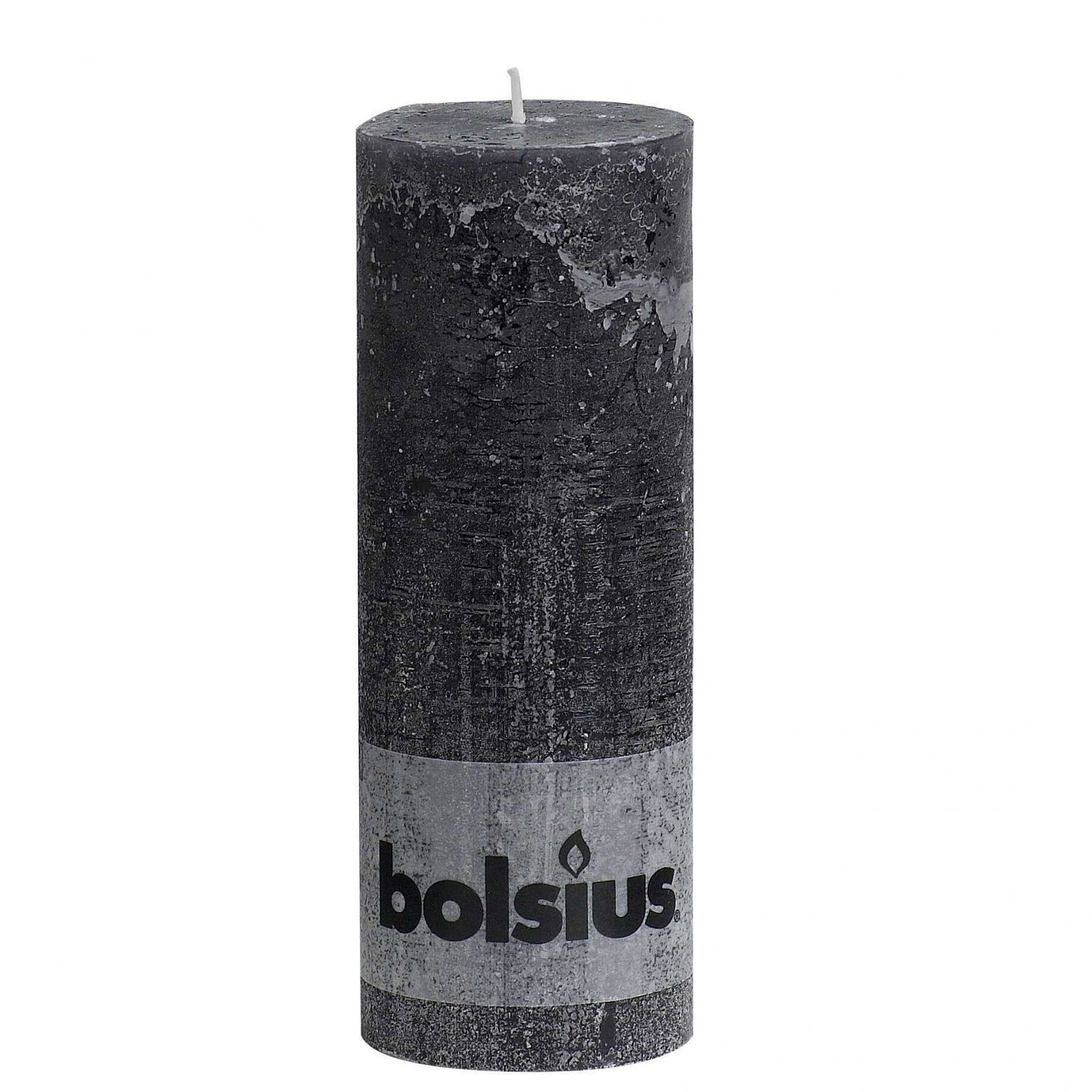 Bolsius Kaars Rustiek 19X7 Cm Antraciet huismerk kopen in de aanbieding