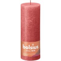 Bolsius kaars rustiek 19x7 cm blossom roze