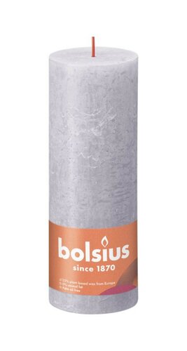 Bolsius kaars rustiek 19x7 cm frosted lavander