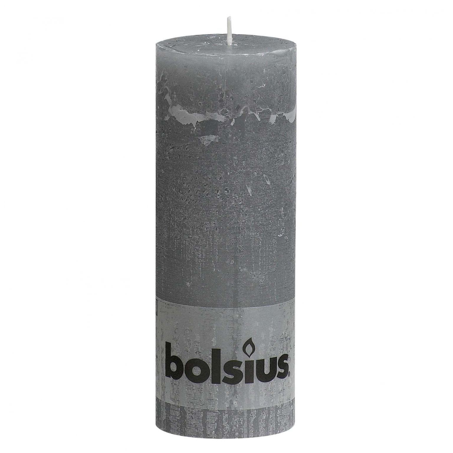 Bolsius Kaars Rustiek 19X7 Cm Lichtgrijs huismerk kopen in de aanbieding Bolsius Kaars Rustiek 19X7 Cm Lichtgrijs huismerk kopen in de aanbieding