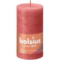 Bolsius kaars rustiek 7x13 cm blossom roze