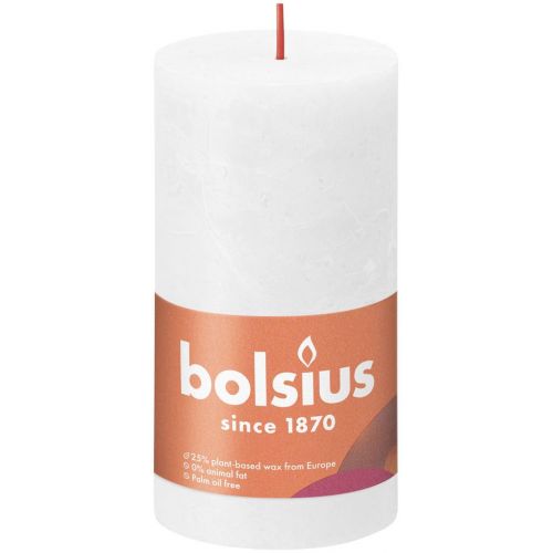 Bolsius kaars rustiek 7x13 cm cloudy wit