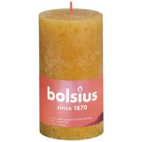 Bolsius kaars rustiek 7x13 cm honeycomb yellow