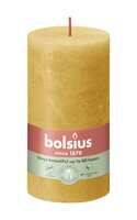Bolsius kaars rustiek 7x13 cm honeycomb yellow