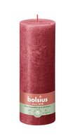 Bolsius kaars rustiek 7x19 cm delicate red