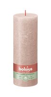 Bolsius kaars rustiek 7x19 cm misty pink