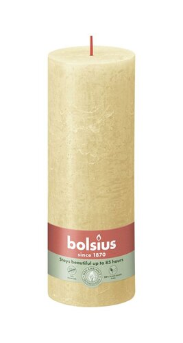 Bolsius kaars rustiek 7x19 cm oat beige