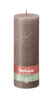 Bolsius kaars rustiek 7x19 cm taupe