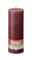 Bolsius kaars rustiek 7x19 cm velvet red