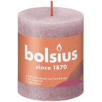 Bolsius kaars rustiek 7x8 cm ash rose