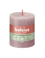 Bolsius kaars rustiek 7x8 cm ash rose