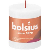 Bolsius kaars rustiek 7x8 cm cloudy wit