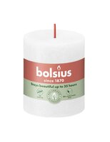 Bolsius kaars rustiek 7x8 cm cloudy wit