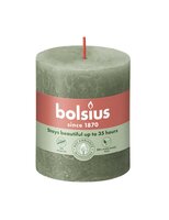 Bolsius kaars rustiek 7x8 cm fresh olijf