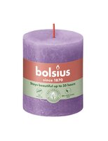 Bolsius kaars rustiek 7x8 cm helder violet