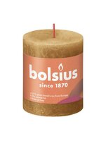Bolsius kaars rustiek 7x8 cm spice brown