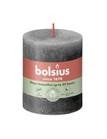 Bolsius kaars rustiek 7x8 cm stormy grey