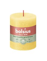 Bolsius kaars rustiek 7x8 cm sunny yellow