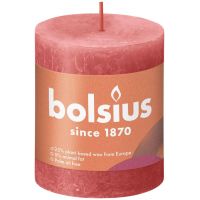 Bolsius kaars rustiek 8x7 cm blossom roze