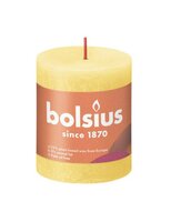 Bolsius kaars rustiek 8x7 cm sunny yellow