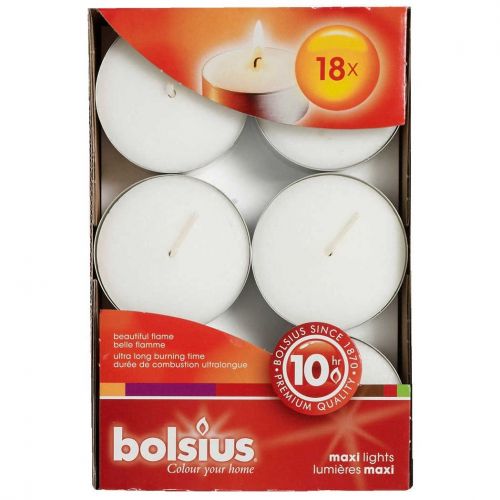 Bolsius Maxi light 18 stuks - afbeelding 2