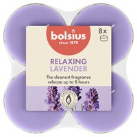 Bolsius maxilicht true scents lavender 8 stuks