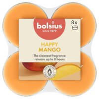 Bolsius maxilicht true scents mango 8 stuks