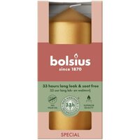 Bolsius stompkaars 6x12 cm metallic gold
