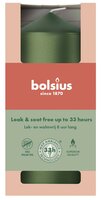 Bolsius stompkaars 6x12 cm metallic green