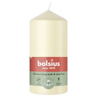 Bolsius stompkaars 6x12 cm soft pearl