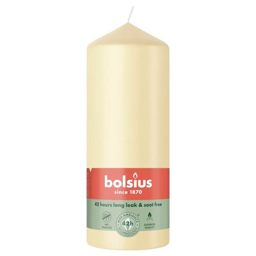 Bolsius stompkaars 6x15 cm oat beige