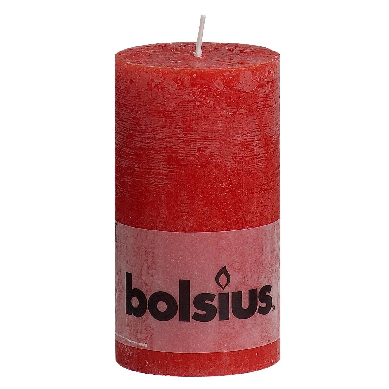 Bolsius Stompkaars Rustiek 13X7 Cm Rood huismerk kopen in de aanbieding Bolsius Stompkaars Rustiek 13X7 Cm Rood huismerk kopen in de aanbieding