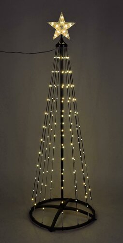Verlichte boom 150 cm 154 LED warm wit