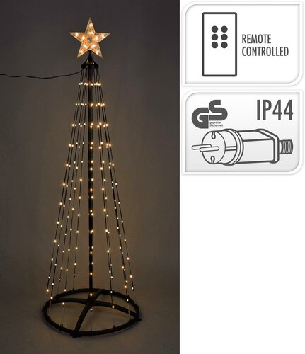 Verlichte boom 300 cm 550 LED warm wit