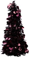 Lametta kerstboom 46 cm bordeaux