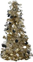 Lametta kerstboom 46 cm champagne