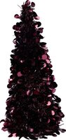 Lametta kerstboom 60 cm bordeaux