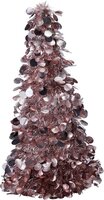 Lametta kerstboom 60 cm roze