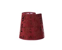 Kerstboomring polyester D56 cm rood