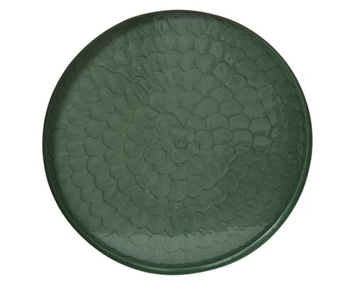 Dienblad ijzer 48 cm emerald