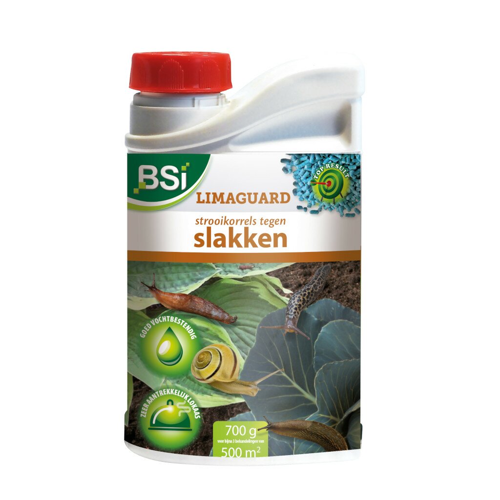 BSI - Limaguard - Slakkenbestrijding - Korrelvormig lokmiddel ter bestrijding van slakken - 700 g voor 3x500 m²