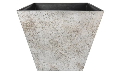 Buitenpot Nimar 37 x 37 concrete gold