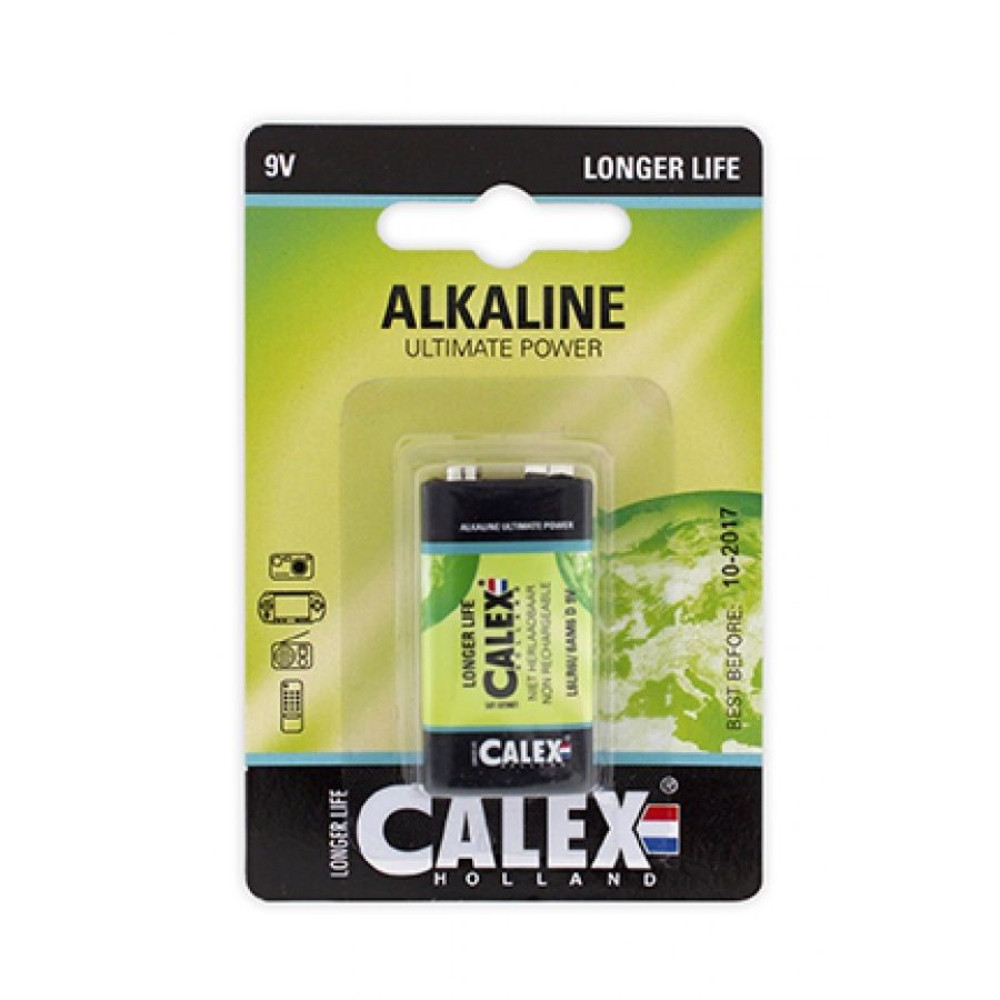 Blokbatterij Calex Alkaline