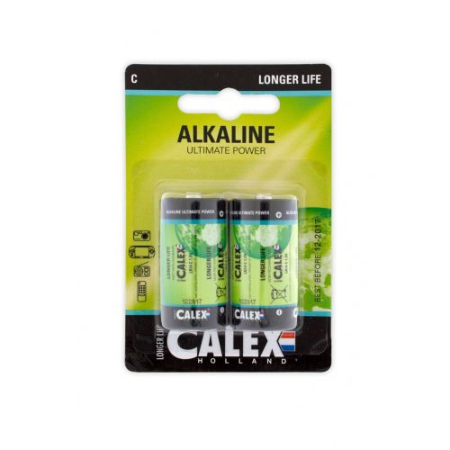 Calex batterijen C 2 stuks