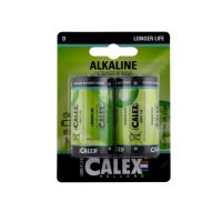 Calex batterijen D 2 stuks