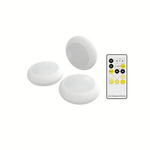 Calex pucklights inclusief remote - afbeelding 1